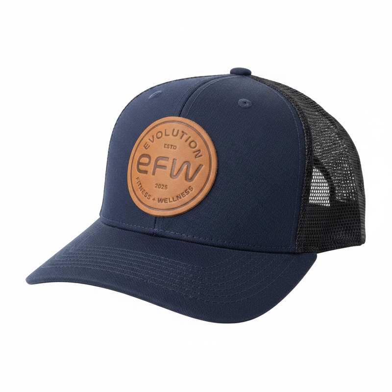 Navy EFW Hat - White Background