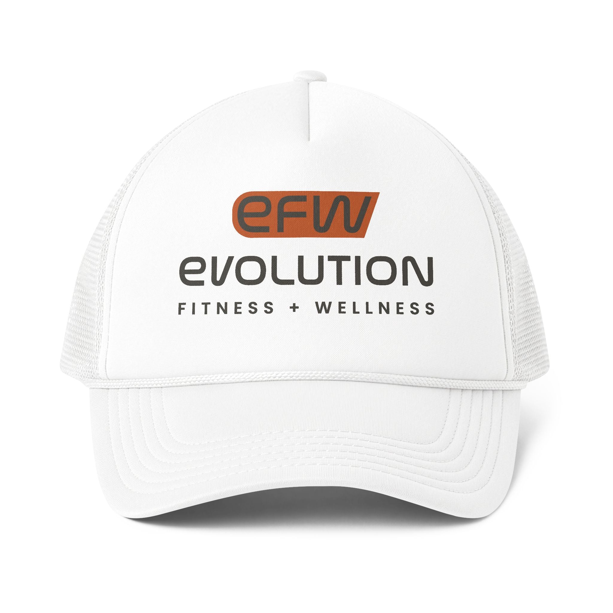 Foam Mesh-Back Trucker Cap black logo