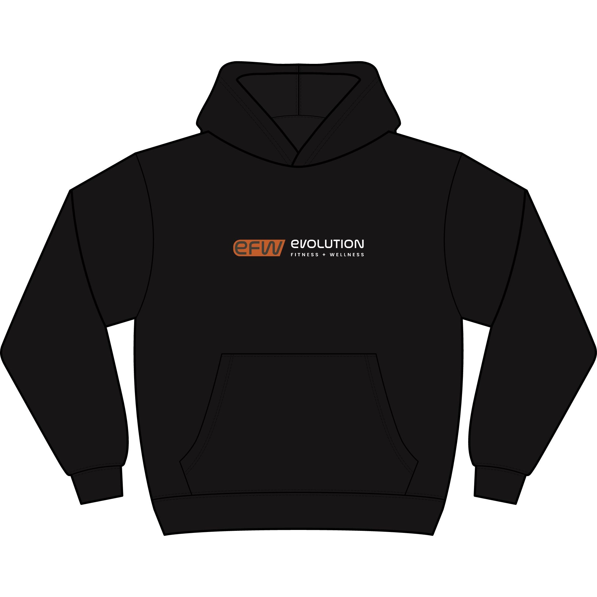 Choose YOU Men's Box Hoodie white logo
