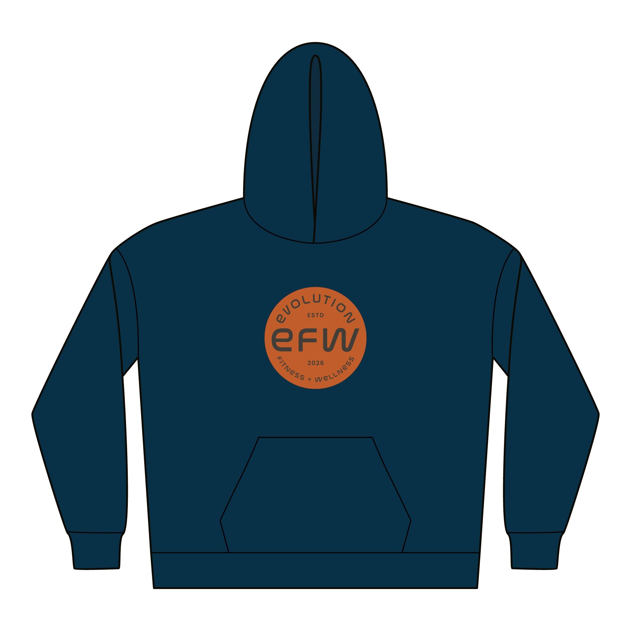 Hoodie — 'Bet On You' Motivational Logo Hooded Sweatshirt