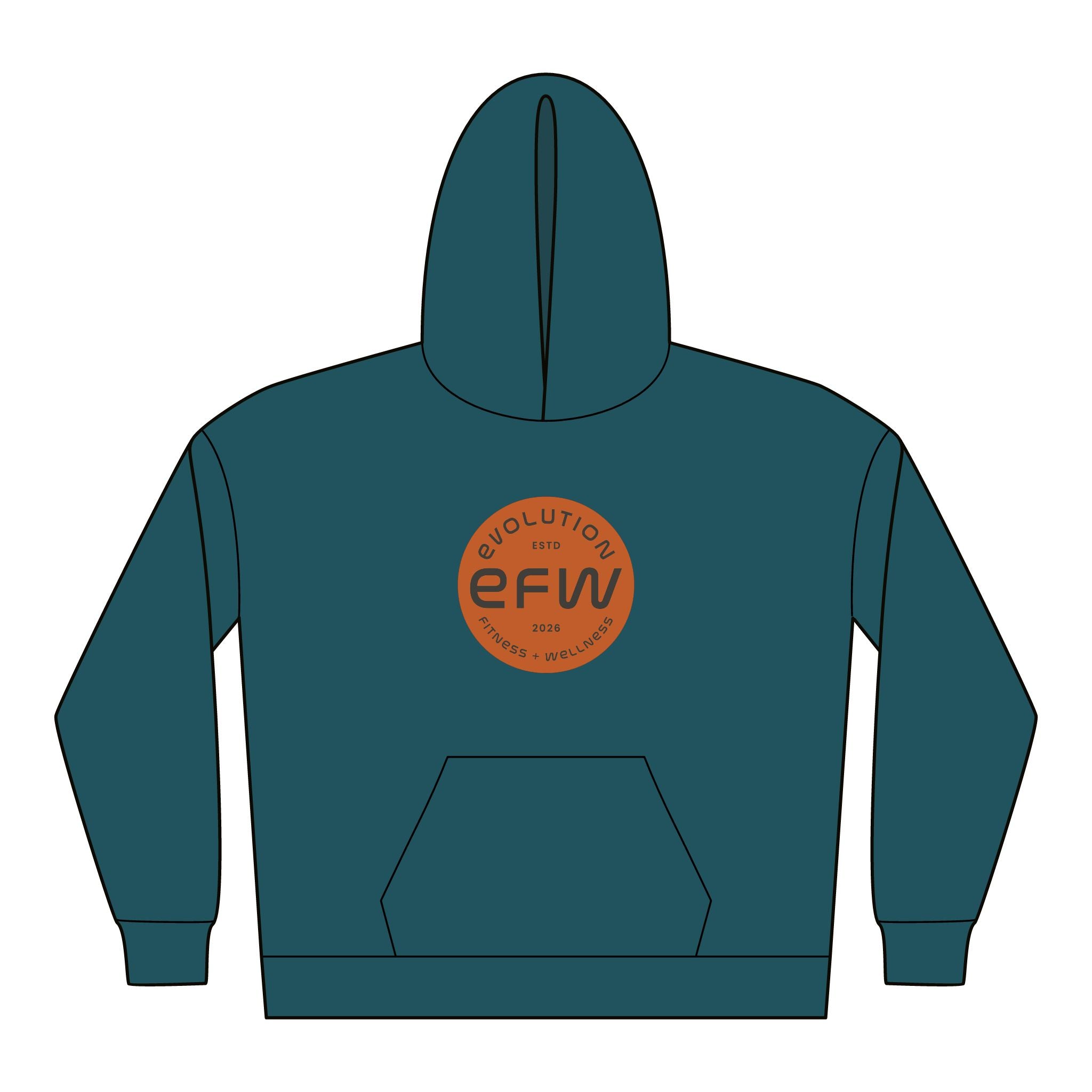 Hoodie — 'Bet On You' Motivational Logo Hooded Sweatshirt