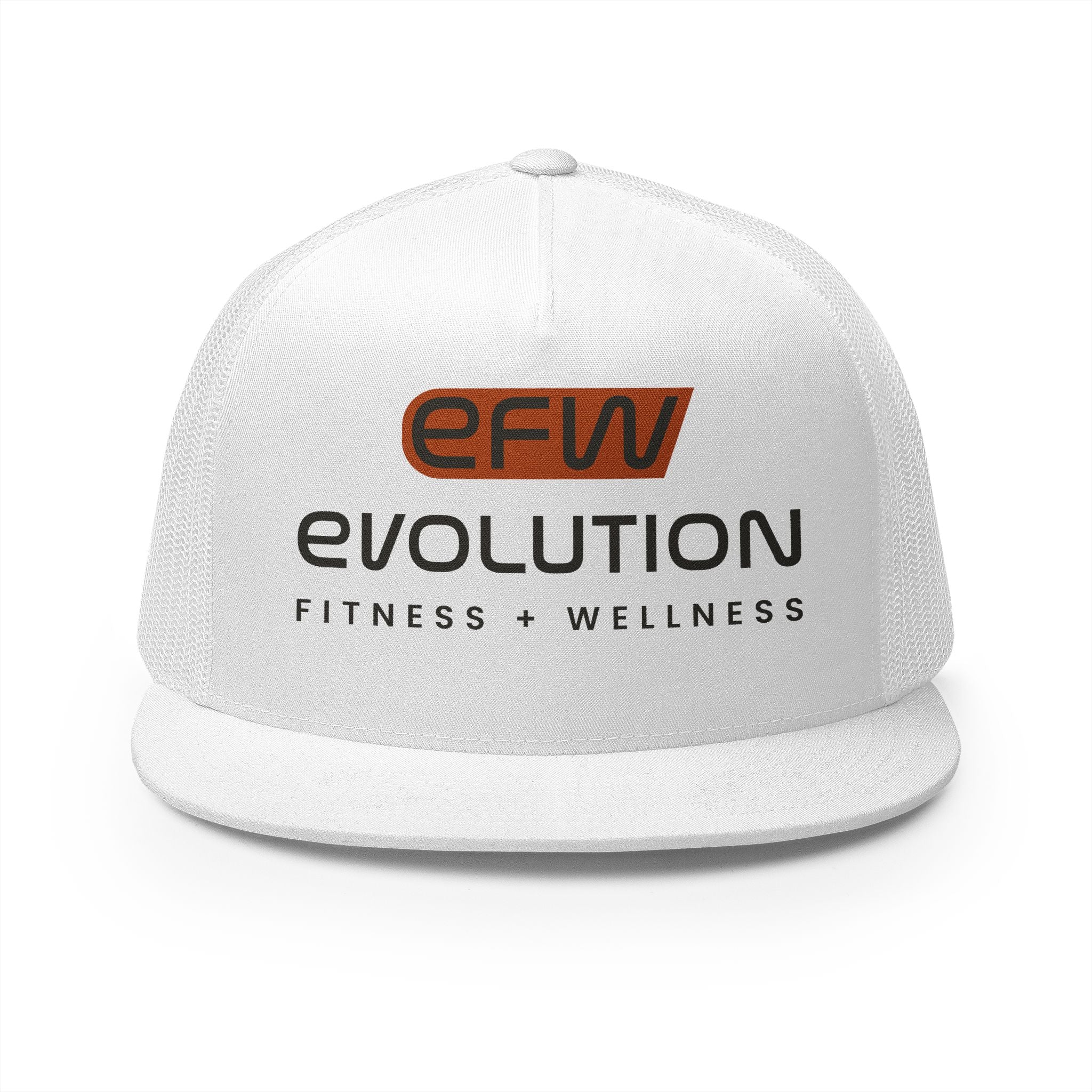5 Panel Trucker Cap black logo