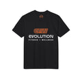 Black Bet On YOU performance T-shirt, front view with EFW logo