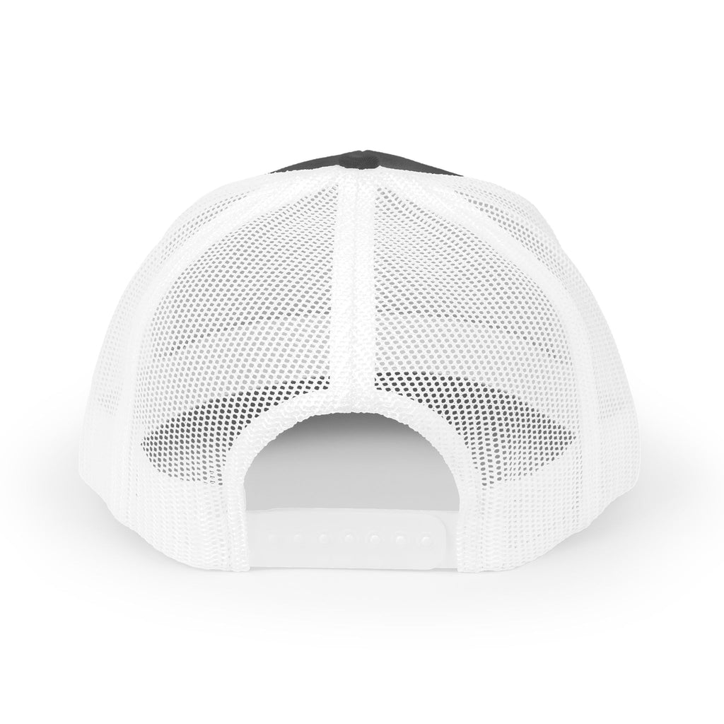 Snapback Trucker Cap white logo