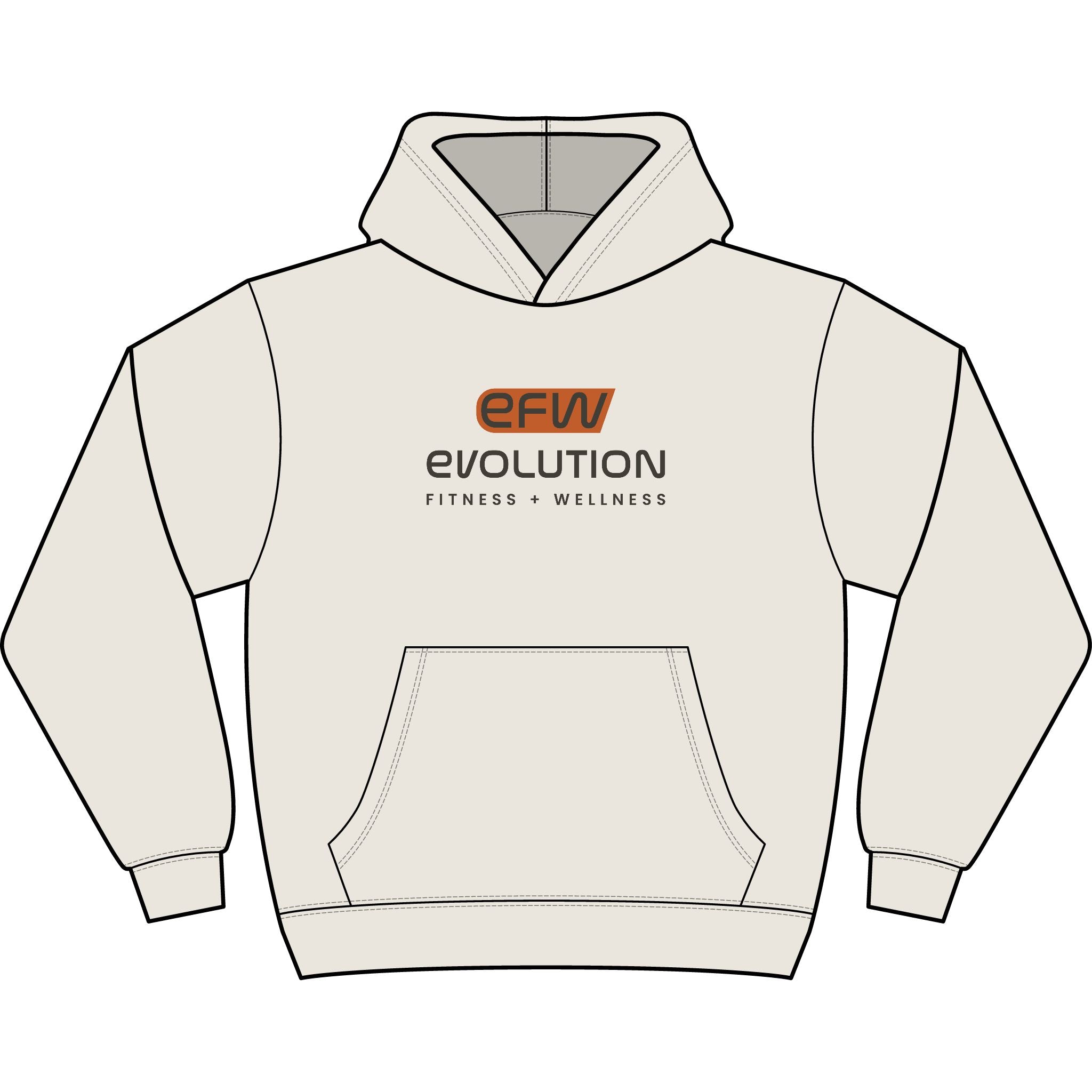 Train. Recover. PERFORM. Men's Box Hoodie black logo