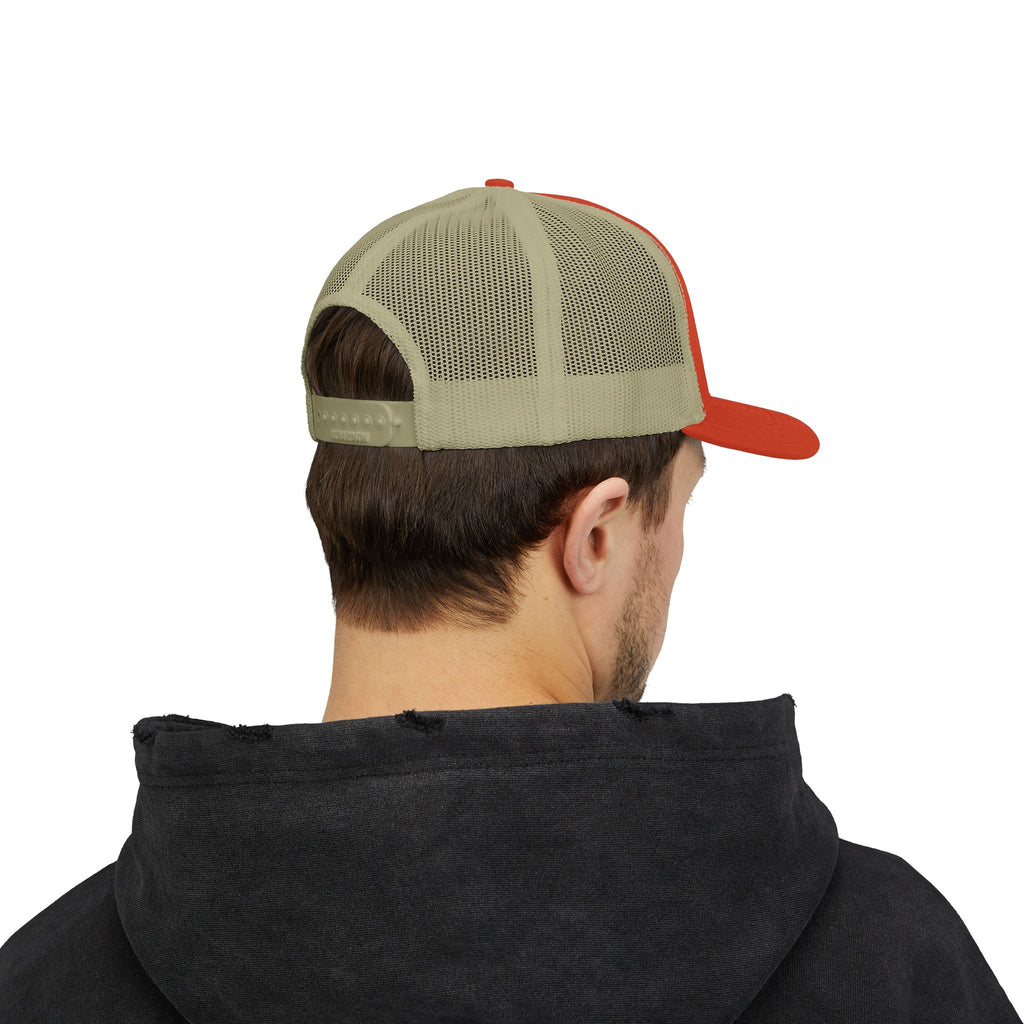 Snapback Trucker Cap black logo