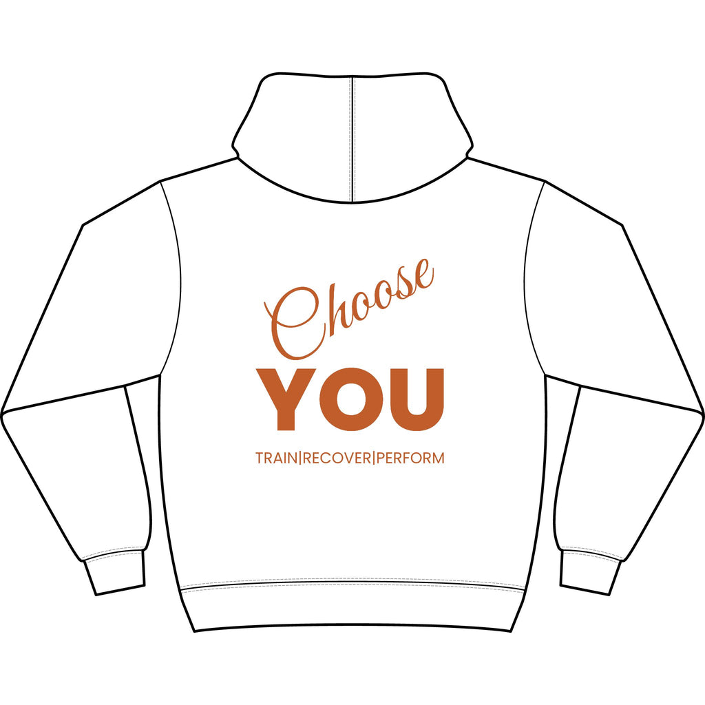 Choose YOU Men's Box Hoodie black logo