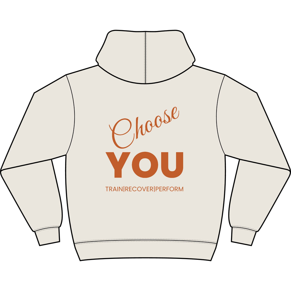Choose YOU Men's Box Hoodie black logo