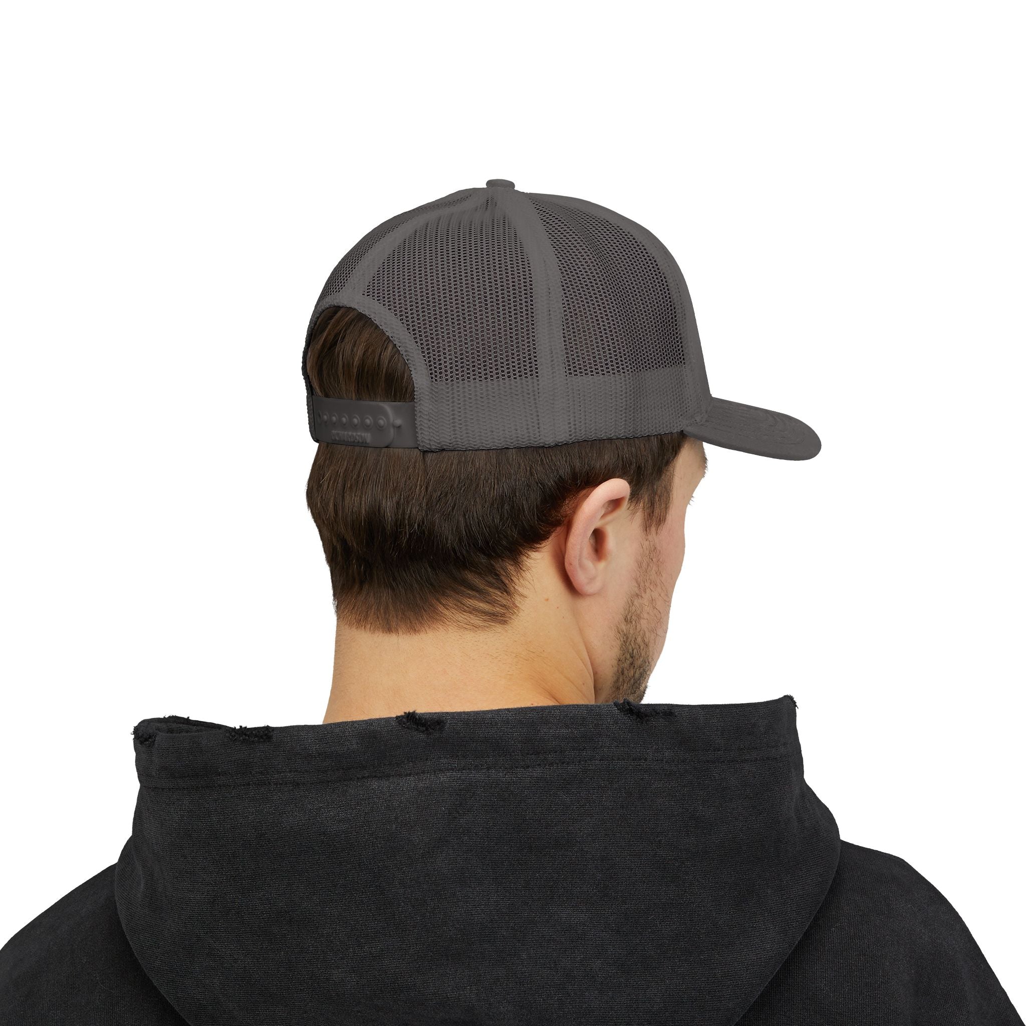 Snapback Trucker Cap black logo