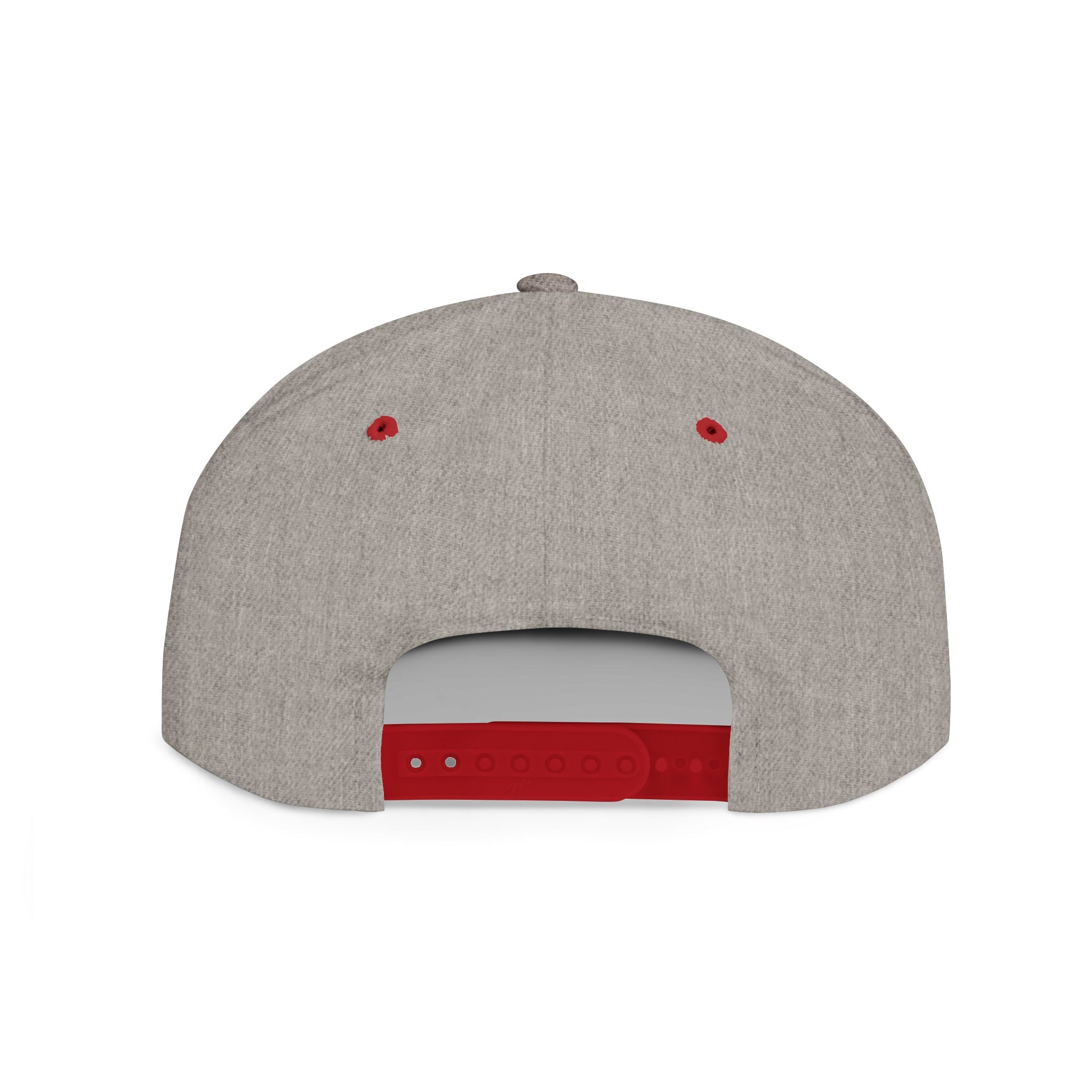 Flat Bill Snapback black logo