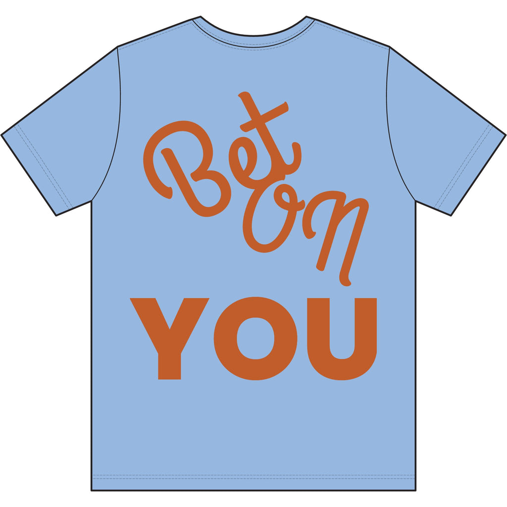 Bet On YOU Dri-Power 100% Polyester T-Shirt black logo