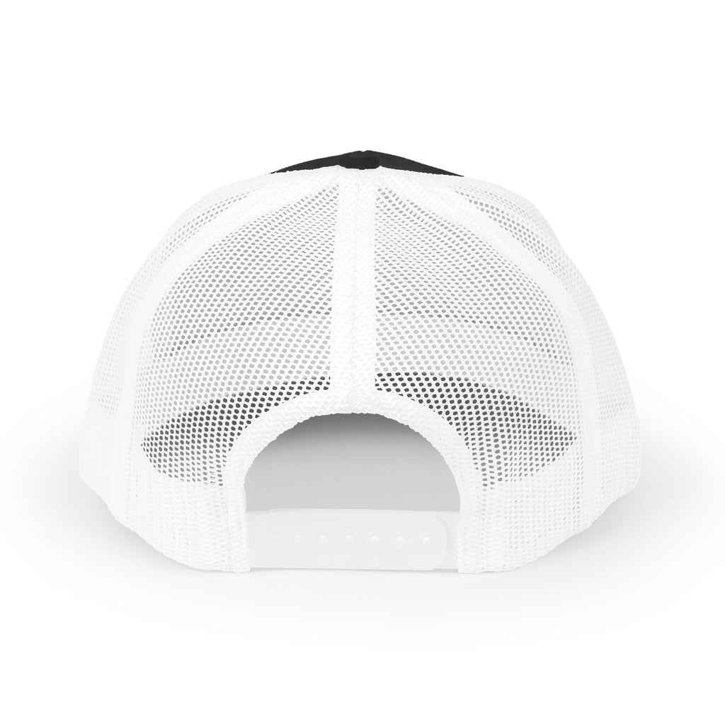 Snapback Trucker Cap white logo