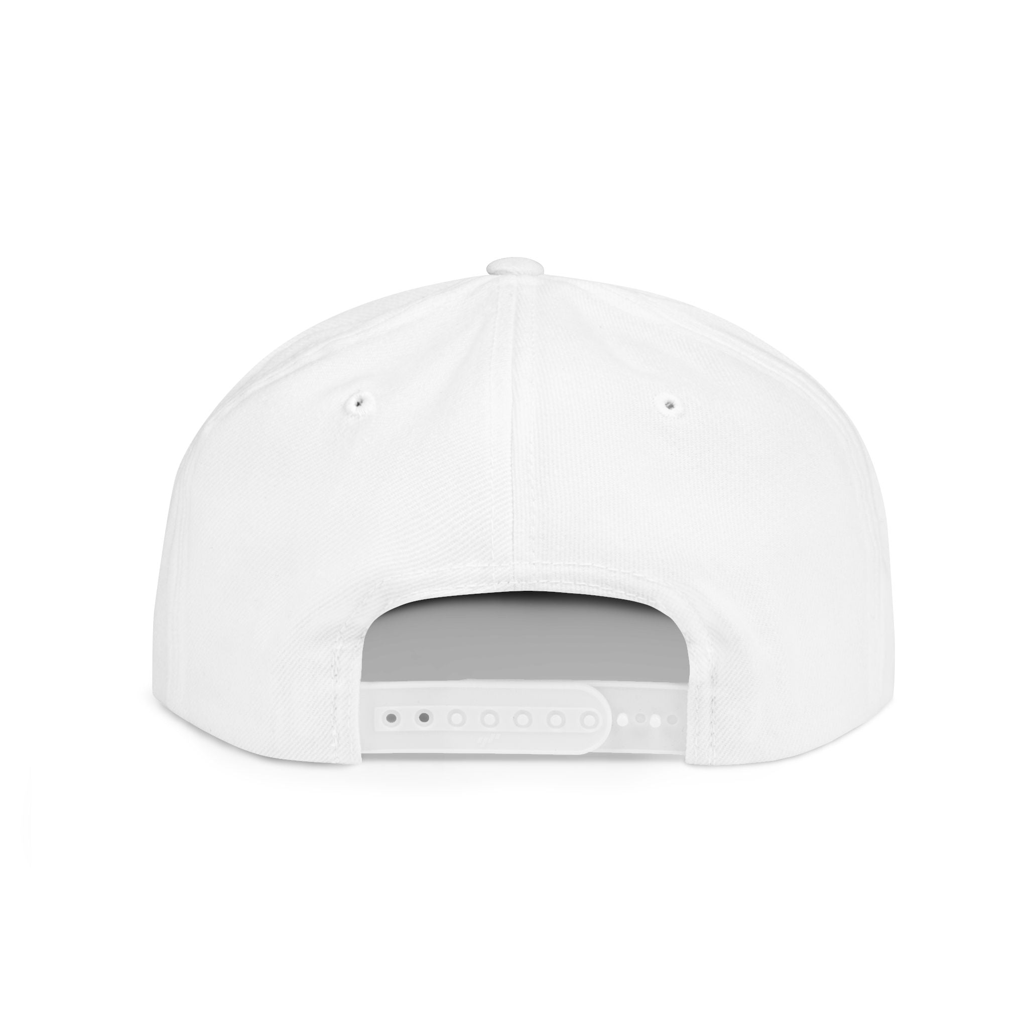 Flat Bill Snapback black logo