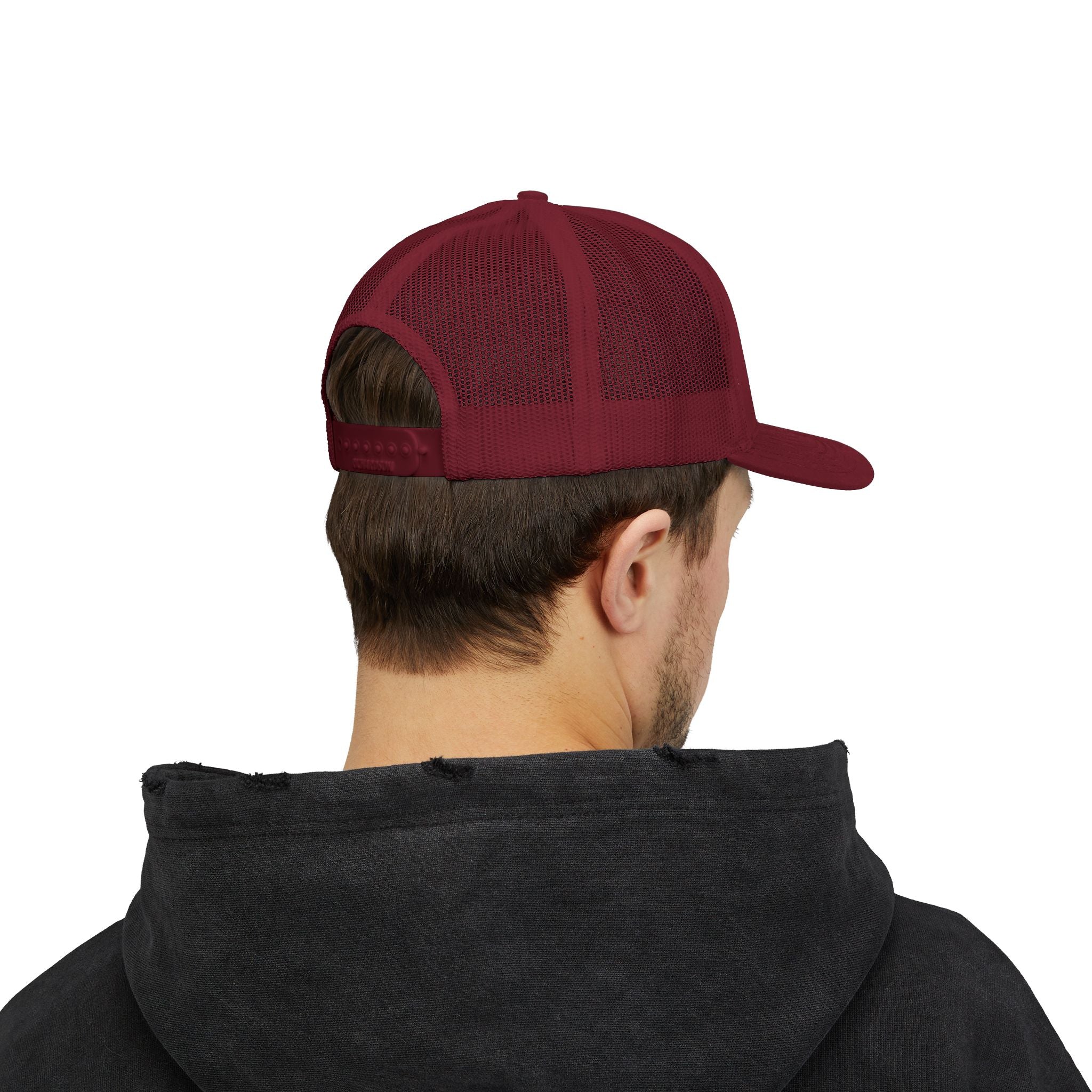 Snapback Trucker Cap black logo