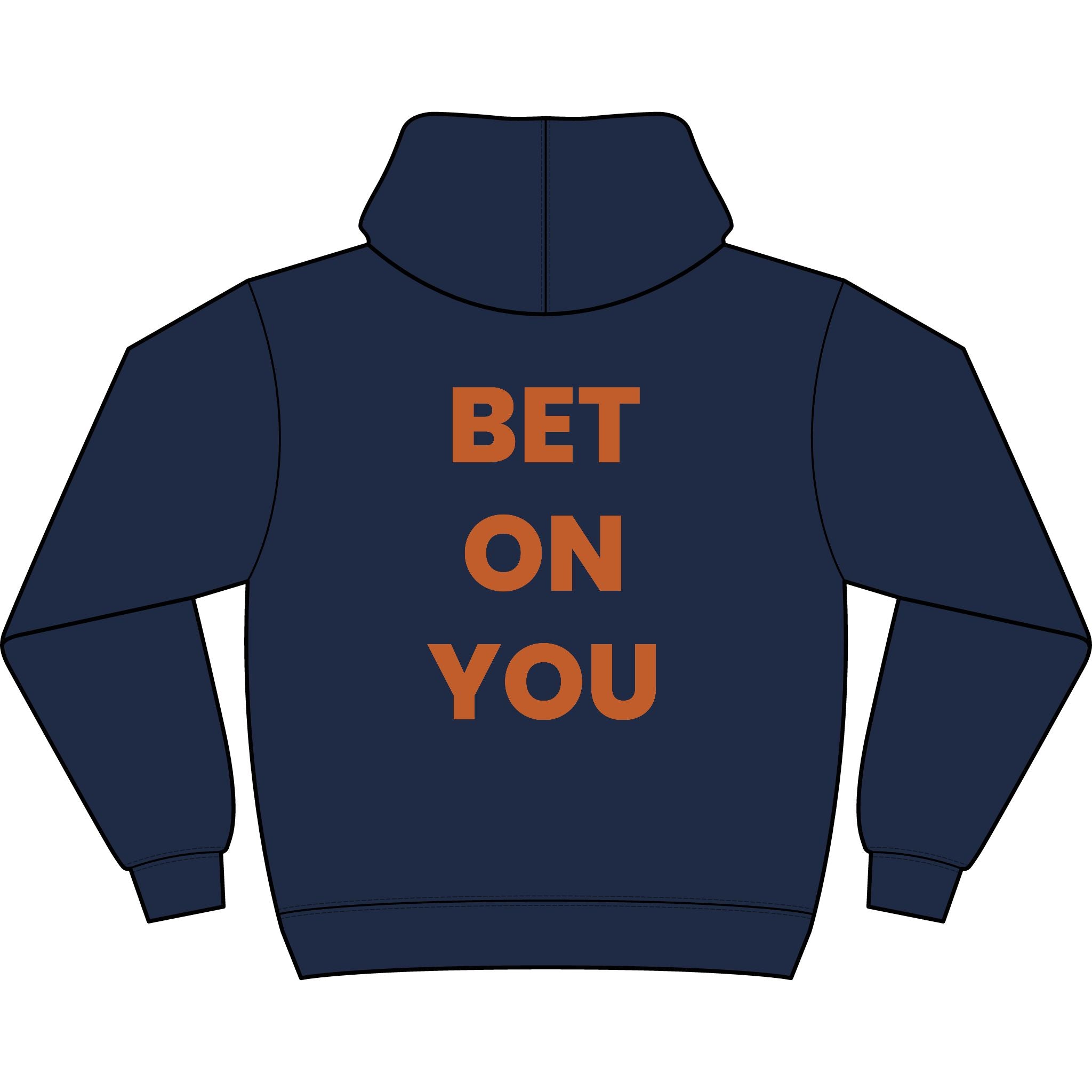 Men's Box Hoodie — BET ON YOU