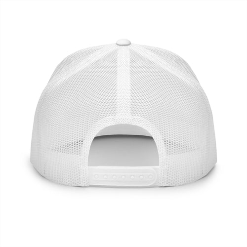 5 Panel Trucker Cap black logo