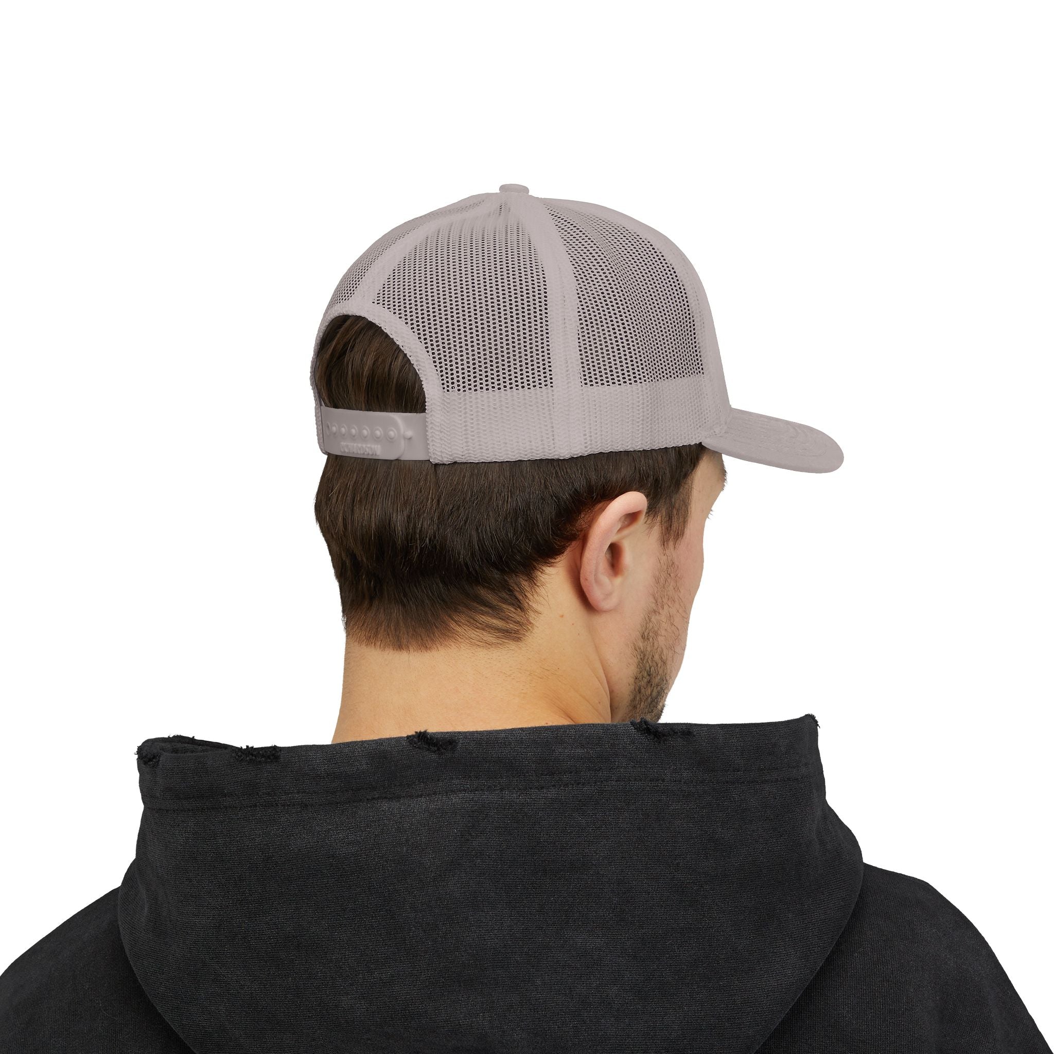Snapback Trucker Cap black logo