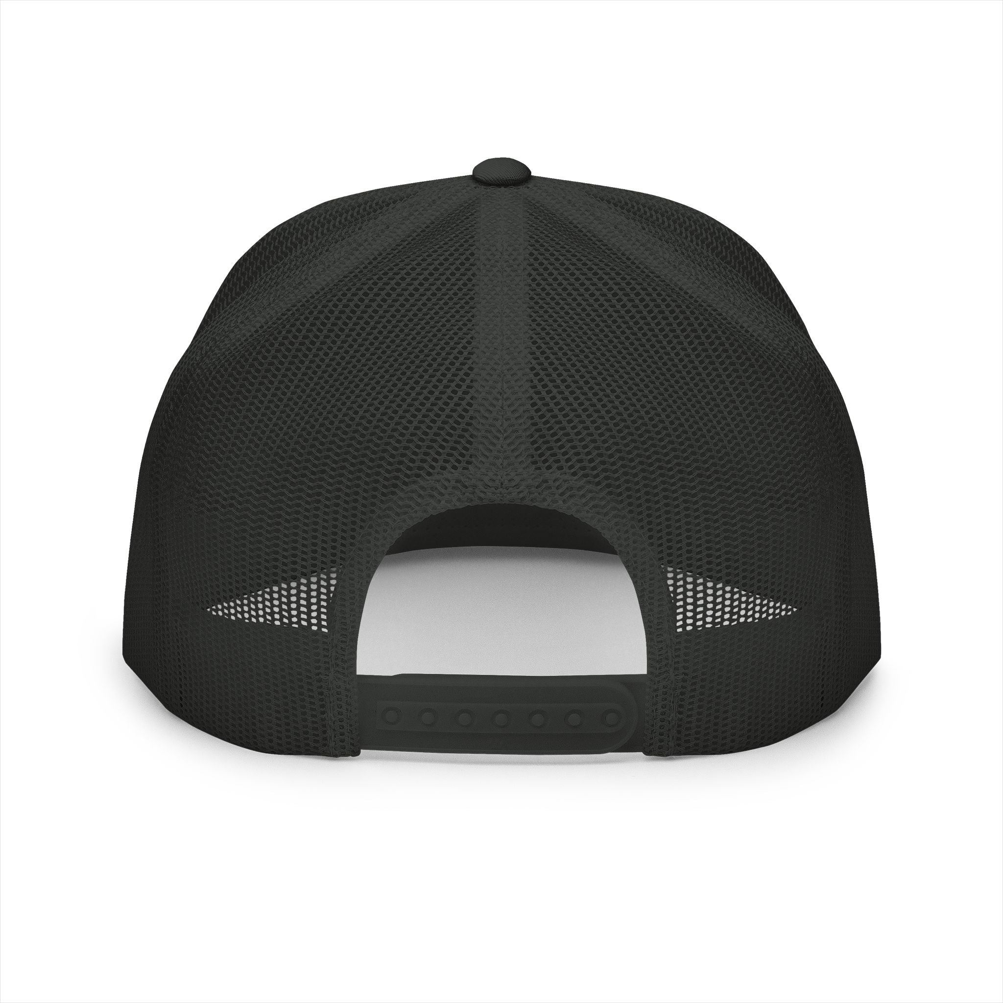 5 Panel Trucker Cap white logo