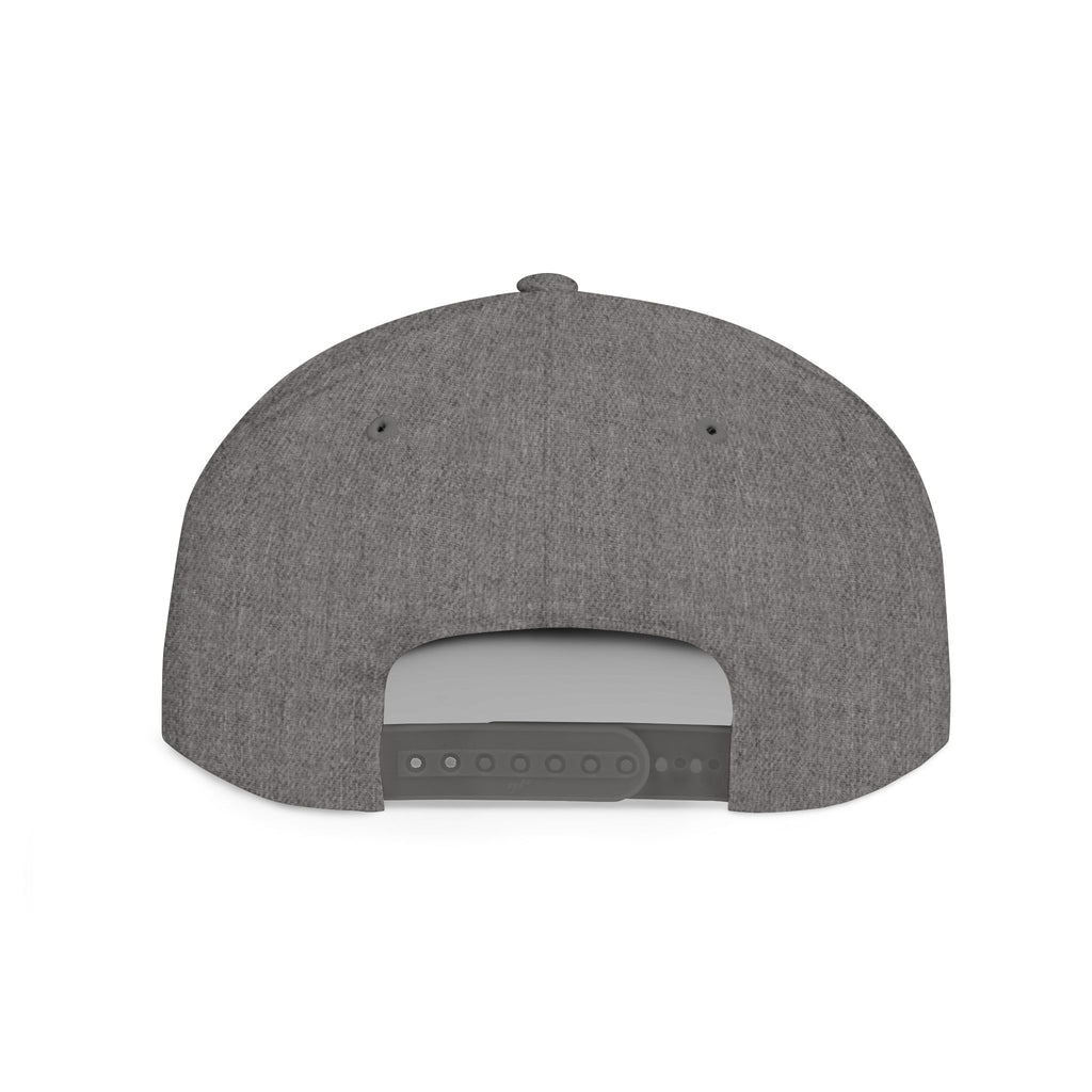Flat Bill Snapback black logo