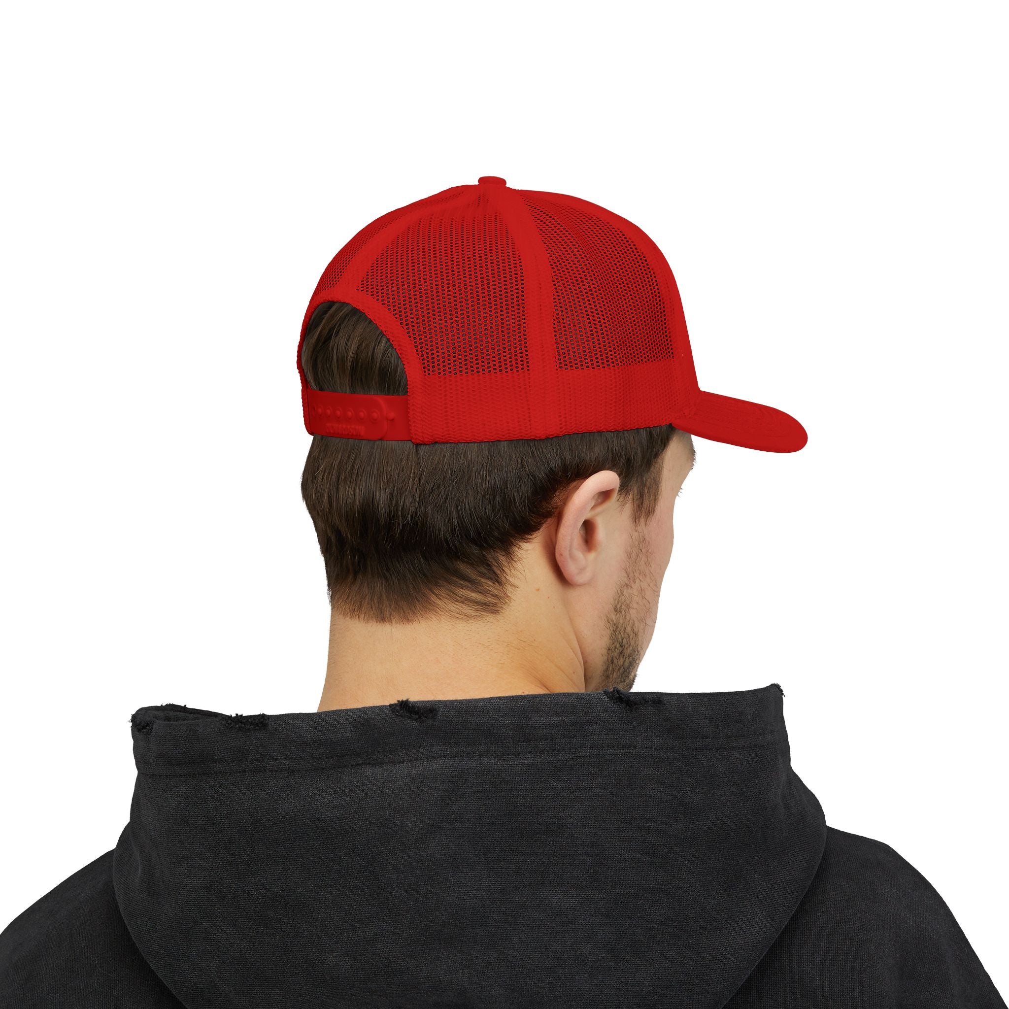 Snapback Trucker Cap black logo