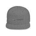 Flat Bill Snapback black logo
