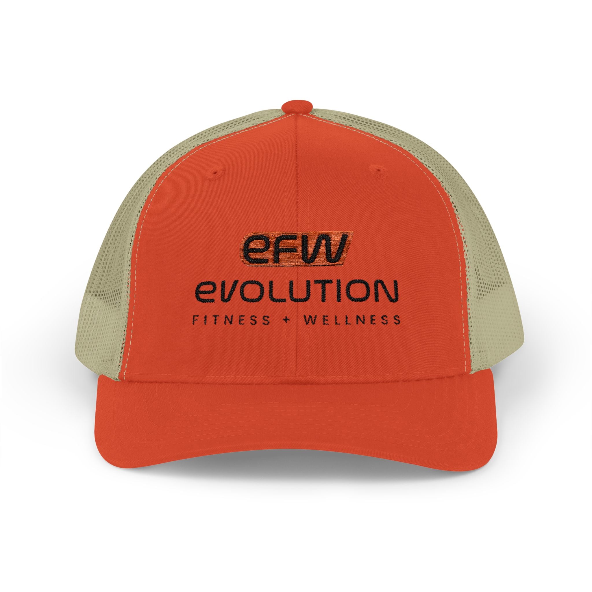 EFW Snapback Trucker Cap — Black Logo