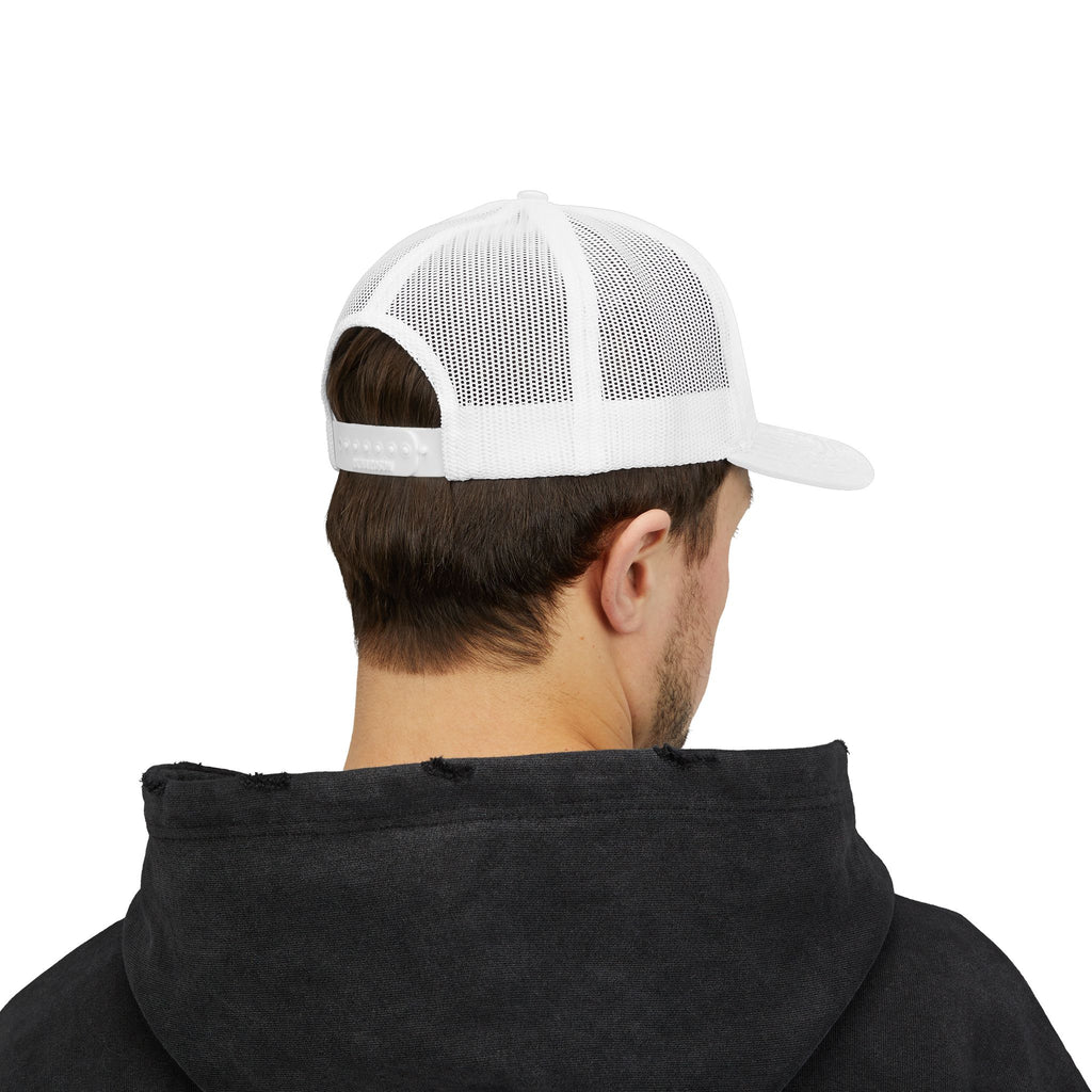 Snapback Trucker Cap black logo