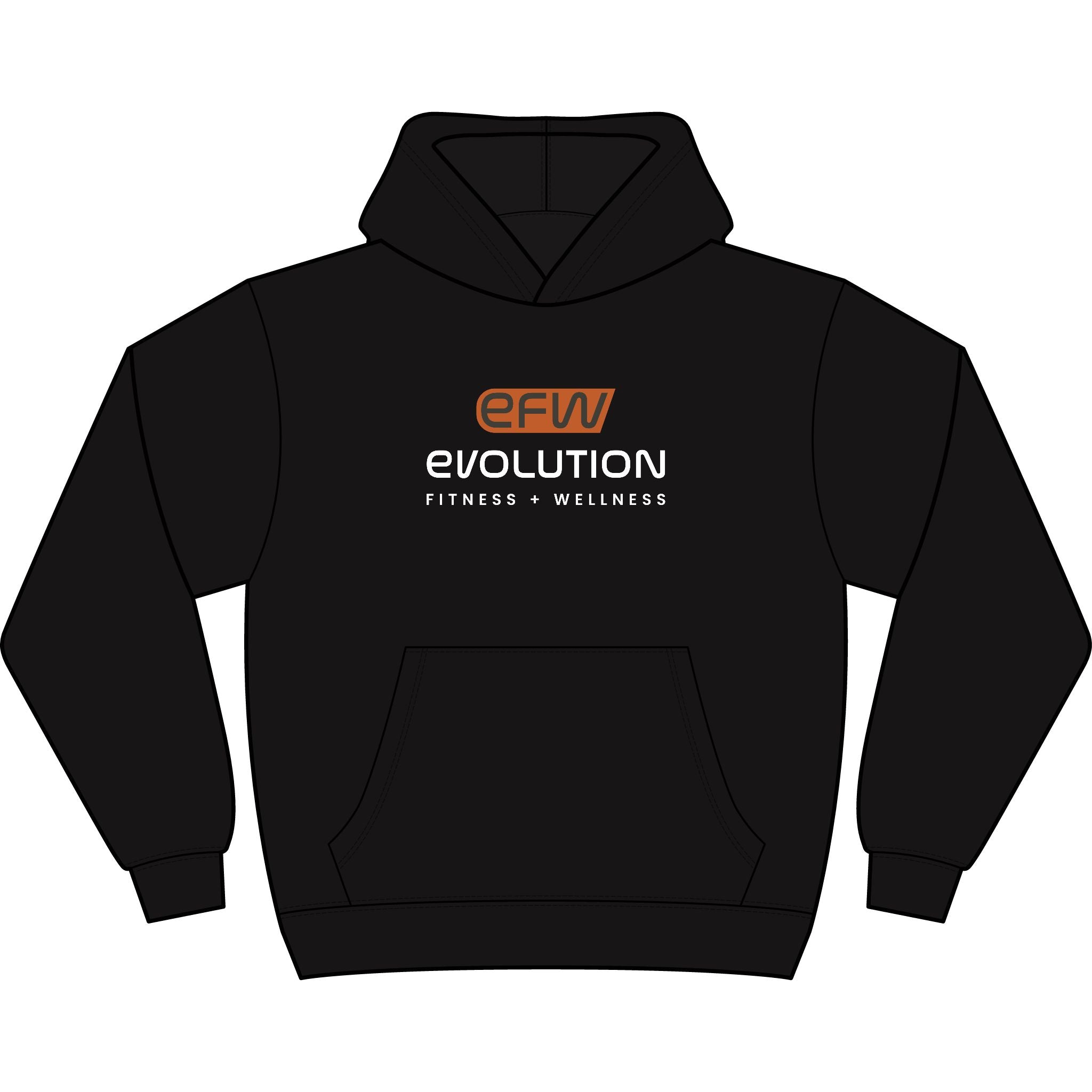 Train. Recover. PERFORM. Men's Box Hoodie white logo