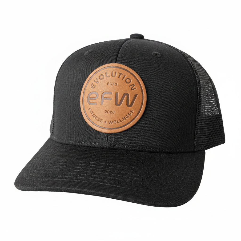 Black EFW Hat - White Background