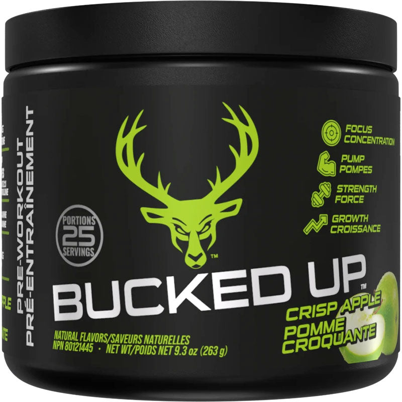 Bucked Up Pre-Workout Crisp Apple 25 servings