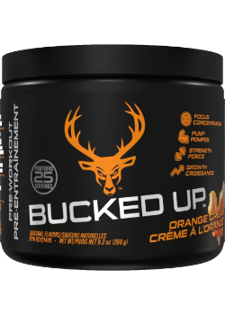 Bucked Up Pre-Workout Orange Cream 25 servings