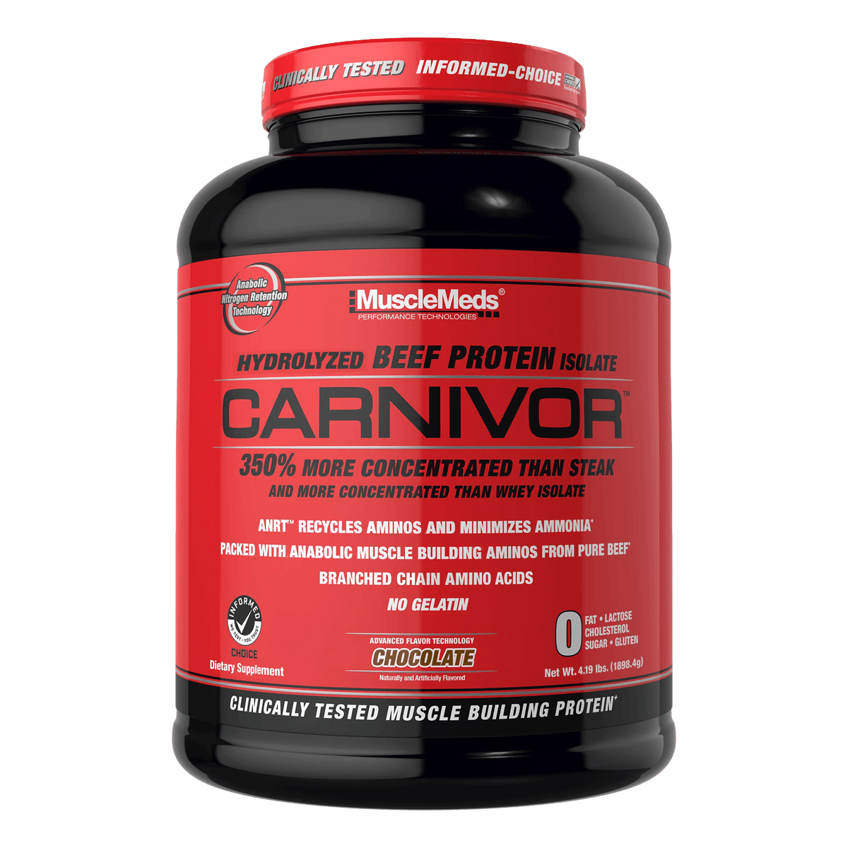 MuscleMeds Carnivor 4lb Chocolate official product image