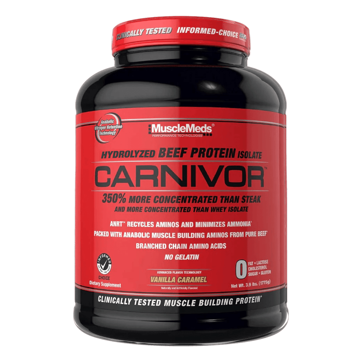 MuscleMeds Carnivor 4lb Vanilla Caramel official product image