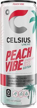 CELSIUS Peach Vibe 355 mL can