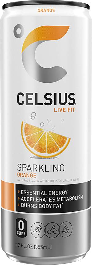 CELSIUS Sparkling Orange 355 mL can